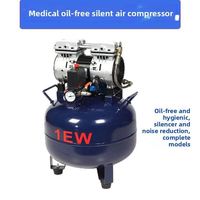 Compresseur d'air dentaire sans huile 2EW 200L de haute qualité, équipement industriel à faible bruit pour compresseur d'air dentaire 32L