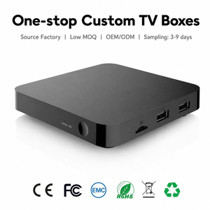 OEM ODM Personalizado Amlogic S905X5M Android 14 TV Box 4K AV1 AI-SR WiFi6 BT5.2 USB3.0 Reproductor Multimedia Inteligente - Product Image 1