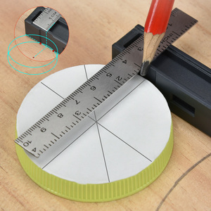 Промышленная многофункциональная Съемная 7-дюймовая треугольная линейка из алюминиевого сплава, квадратный измерительный инструмент для инженеров-плотников - Product Image 4