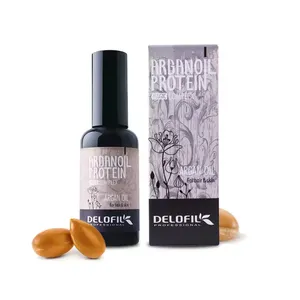 Toptan üretici Delofil organik Argan yağı saç Serum uçucu saç yağı tedavisi besler onarım saç argan yağı oem/odm