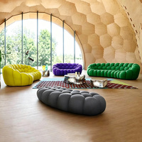 Canapé modulaire en tissu peluche Designer Bubble Sofa, canapé d'appoint moderne et créatif pour salon