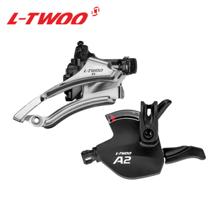 Palanca de Cambios Izquierda LTWOO A2 de 3 Velocidades + <span class=keywords><strong>Desviador</strong></span> <span class=keywords><strong>Delantero</strong></span> con Pantalla Óptica de Marchas para Bicicleta de Montaña MTB - Product Image 1