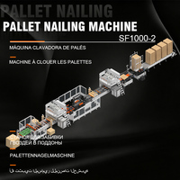 Machine à clouer les palettes en bois automatique hydraulique, standard Euro EPAL, pour le travail du bois, à économie de main-d'œuvre, en promotion
