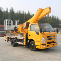 Camion plateforme élévatrice mobile hydraulique pour travaux en hauteur, destiné à la construction et à l'entretien