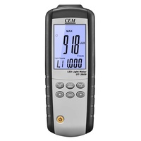 Photomètre LED CEM DT-3809 400 000 Lux, luminosité personnalisable OEM, 99 enregistrements pour instrument de test