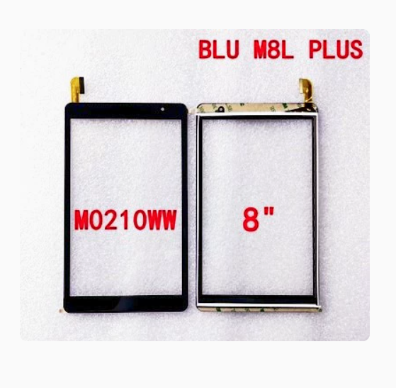 Spare Parts Touch Screen Glass Replacement for BLU M8L Plus Tablet Digitizer