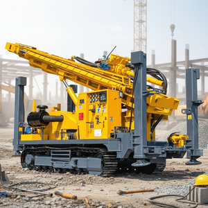 Foreuse hydraulique rotative sur chenilles pour puits d'eau, 191 kW, moteur diesel Cummins, pneumatique, pour construction urbaine, 800m-<span class=keywords><strong>1000m</strong></span> - Product Image 1