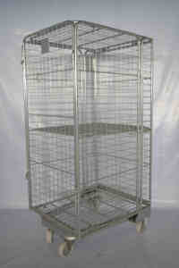 Conteneur de rouleau en acier galvanisé pliable et pliable pour équipement de cargaison et de stockage - Product Image 6