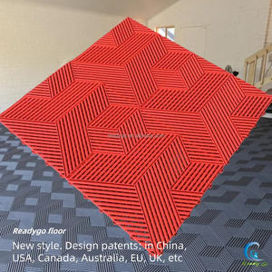 Solución de piso de plástico de garaje de nuevo diseño patentado por el fabricante con alfombrilla de plástico de piso de garaje de <span class=keywords><strong>Pvc</strong></span> entrelazada modelo 3D - Product Image 5