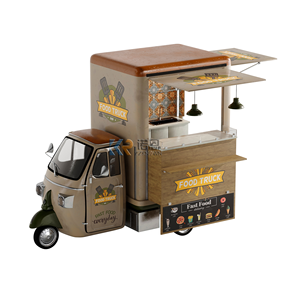 Tricycle électrique Ape approuvé CE, camion <span class=keywords><strong>de</strong></span> nourriture, chariot mobile <span class=keywords><strong>de</strong></span> vente <span class=keywords><strong>de</strong></span> hot-dogs en plein air - Product Image 2