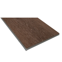 Wasserdichter Starrkern-Holzoptik-Vinyl-Klickboden Feuerfester Rutschfester Kratzfester SPC-Bodenbelag für Küche und Büro
