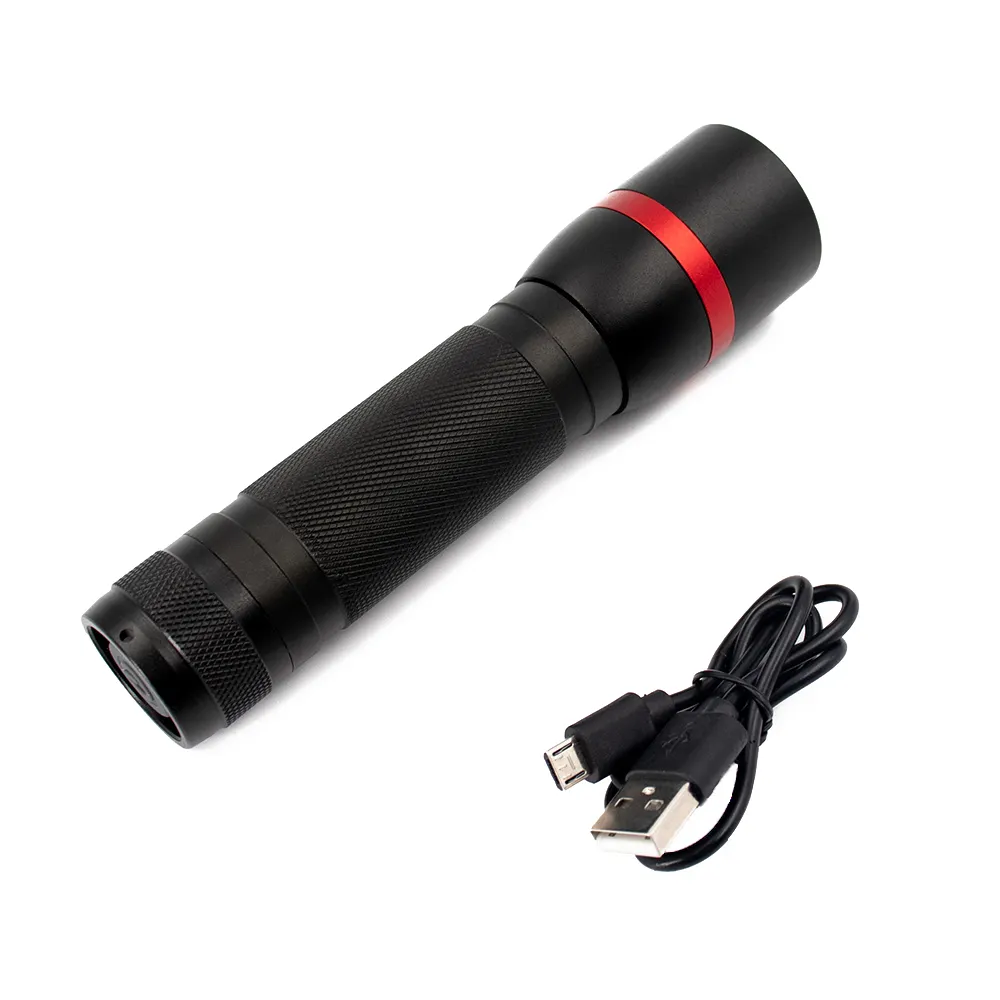 LED flash light strong aluminum torch rechargeable high power Zoom U2 LED flashlight