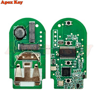 Clé de voiture télécommandée 433Mhz ID49 PCF7945 pour BMW X1 X3 X5 X6 X7 F30 F20 F10 CAS4 CAS4+ FEM F 1 3 5 7 Série 2011-2017