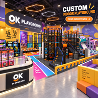 Équipement de terrain de jeu intérieur personnalisé, labyrinthe en plastique et en bois, aventure ludique, usage commercial, centre commercial, maison, école, qualité professionnelle, 200 m²