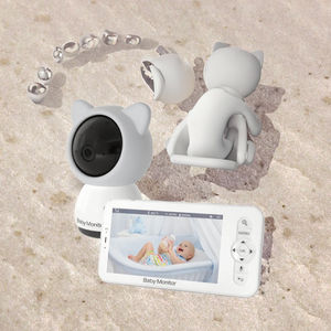 Tốt Nhất Người Bán 5 Inch 1080P Wifi Không Dây Video Bé Màn Hình Dễ Thương Thiết Kế Kỹ Thuật Số Âm Thanh Ngủ Nhiệt Độ Màn Hình Cho <span class=keywords><strong>Nanny</strong></span> Vật Nuôi - Product Image 2