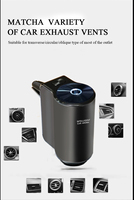 Diffuseur de Voiture Intelligent 30ml, Machine à Arômes Super Silencieuse avec Bouteille en Verre, Diffuseur d'Huiles Parfumées