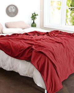 Full Size 62*84 Inch Size Double Side <strong>Extra</strong> Soft <strong>Large</strong> Polar Fleece Heated <strong>Throw</strong> Electric <strong>Blanket</strong> for Winter - Product Image 6