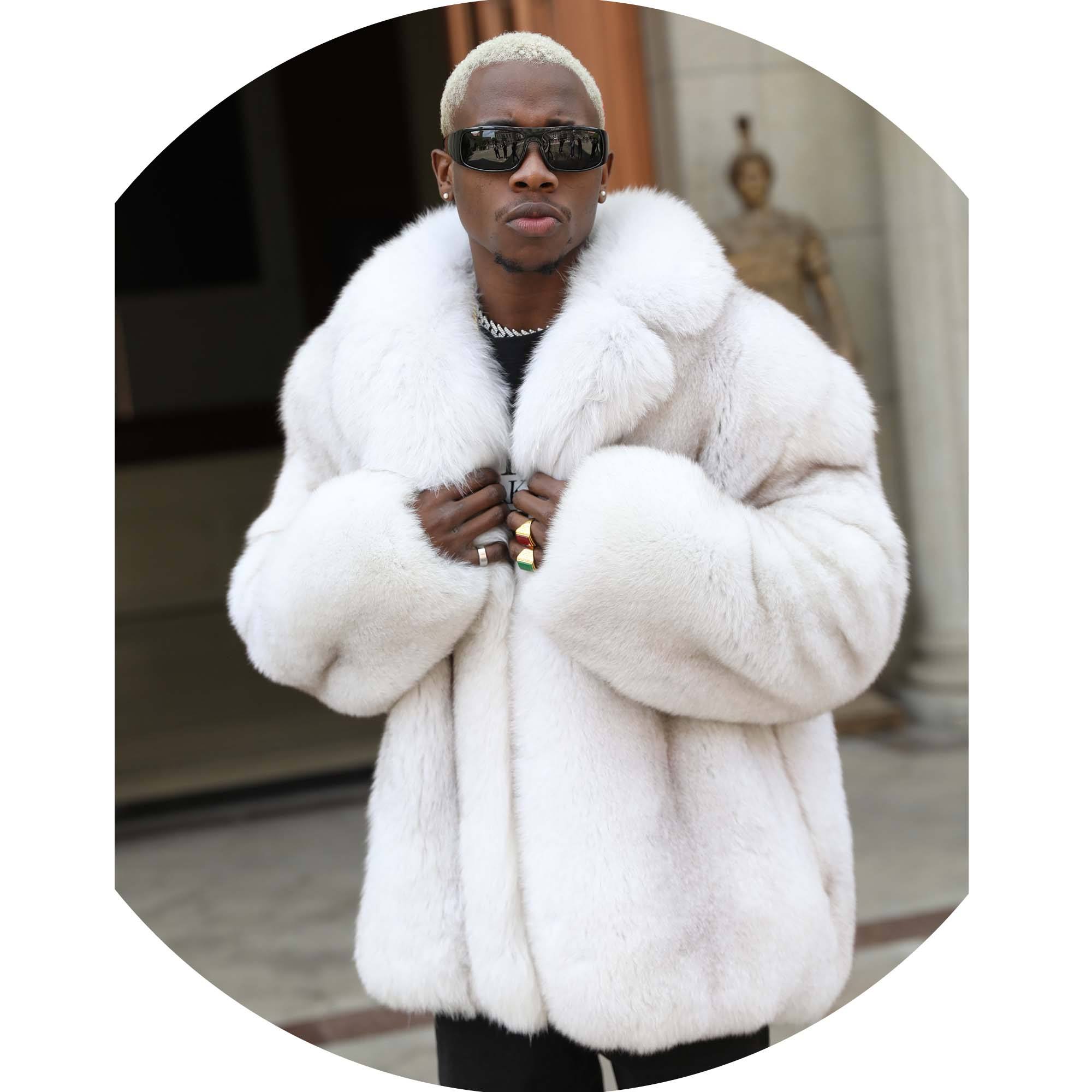 Mens Fur Pelzjacke Herren Echt Herren CARMEN CHARLOTT Luxus Echt