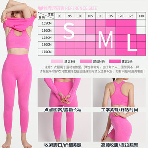Femmes européennes américaines printemps été Fitness deux pièces <span class=keywords><strong>ensemble</strong></span> respirant sans couture tricoté soutien-gorge gilet pantalons longs hanche ascenseur Yoga - Product Image 2