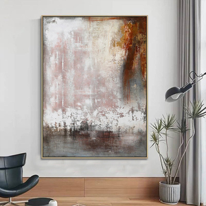 Di grandi dimensioni fatte a mano olio acrilico su tela d'arte astratta con lamina d'oro dipinti e arti murali per la decorazione della casa moderna - Product Image 3