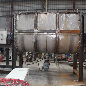 Mélangeurs à ruban horizontaux de grande capacité pour aliments pour bovins, avec chauffage, fabriqués en Chine - Product Image 4