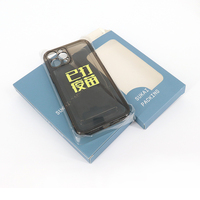 Boîte en carton écologique pour étui de téléphone portable, emballage en papier, boîtes de vente au détail, emballage de luxe universel pour étui de téléphone portable avec fenêtre transparente