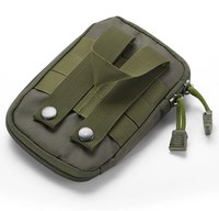Kit de premiers soins en polyester brodé tactique en gros accessoire d'outil EDC pour la survie médicale sauvage d'urgence pour