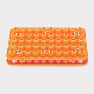 Soporte Multiusos para Tubos de Ensayo de Laboratorio, 50 Orificios, Plástico, para Tubos de Centrífuga - Product Image 2