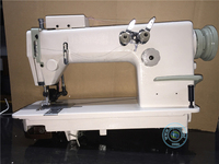 Nouvelle série DSC-MJ-3800 – Machine à coudre industrielle robuste à triple aiguille, point noué électronique haute vitesse, avec transport automatique et lubrification intégrée