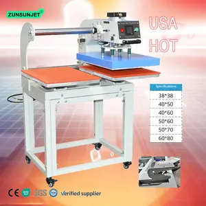 Pressa <span class=keywords><strong>a</strong></span> Caldo Automatica Formato A4 16X20 per Magliette 16 24 Scorrevole - Product Image 2