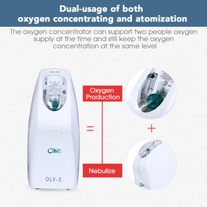 1-5l समायोजित प्रवाह 96% उच्च शुद्धता बिजली ऑक्सीजन Concentrator मशीन ऑक्सीजन Concerntrator सीई श्वास तंत्र 1 सेट जैतून - Product Image 4