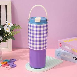 Vaso Térmico de Acero Inoxidable de 30oz para Coche con Tapa y Popote - Taza de Viaje Aislada para Bebidas Frías/Calientes, Regalo Promocional - Product Image 4