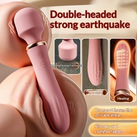 Vibromasseur vibrant pour femme, masturbateur orgasmique et masseur chauffant, jouet sexuel pour adulte, silencieux, faible bruit, vente en gros