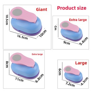 Vòng tròn cú đấm thiết lập vòng đấm EVA tay Báo Chí Giấy cắt lỗ Punch Kid cắt DIY giấy thủ công công cụ - Product Image 3