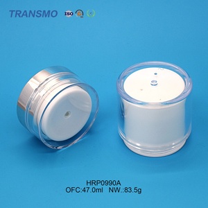 Envase de Crema Hidratante, Tarro Cosmético para Crema de Noche, 47g, Envase de Lujo con Bomba Airless, Tarro de Plástico - Product Image 4