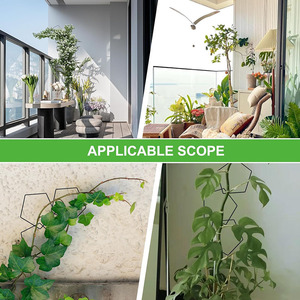 Vente en gros de 20 pièces de décoration d'intérieur pour le jardin, cadre de <span class=keywords><strong>support</strong></span> pour plantes grimpantes en treillis en métal - Product Image 4