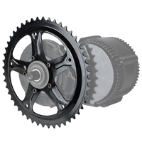Untuk Chainring Crankset Model 9 untuk Motor Penggerak Tengah, Suku Cadang Kit Konversi E-bike CN