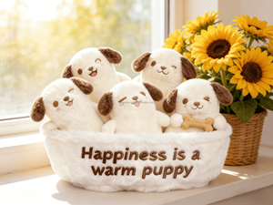 Greenmart Köpek Duygusal Destek Peluş Oyuncak Seti Duygusal Yumuşak Oyuncaklar Çok Satan Kedi Peluş Oyuncakları Stres Giderici - Product Image 5