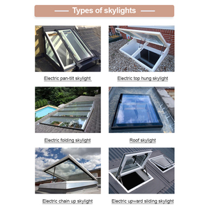 Lucernario in Alluminio Impermeabile e Ventilato OUNA <span class=keywords><strong>per</strong></span> Sottotetto e Mansarda con Sistema di Apertura Elettrico e Ottima Tenuta - Product Image 2