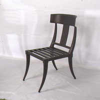 Ensemble de meubles de jardin en aluminium moulé moderne, durable, confortable et portable, table et chaises pour l'extérieur, idéal pour le jardin, l'hôtel, le parc