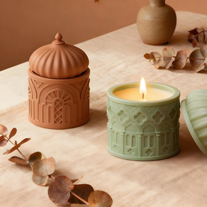 DIY candle cup, plaster storage jar, creative handmade silicone <b>mold</b> - Product Image 2