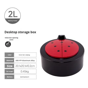 Tự Động Mở Thông Minh Cảm Biến Mini Thùng Rác Bin Sáng Tạo Hộp Lưu Trữ Cho Trong Nhà Ngoài Trời Sử Dụng Dễ Thương Máy Tính Để Bàn Rác Có Thể Nhà Văn Phòng Quà Tặng Cho - Product Image 6