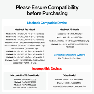 Base de Conexión PULWTOP para <span class=keywords><strong>MacBook</strong></span> con Dos Monitores, 2 HDMI 4K60Hz, USB A/C 10Gbps, PD, Ethernet para <span class=keywords><strong>MacBook</strong></span> Pro <span class=keywords><strong>Air</strong></span> M3 M4 - Negro - Product Image 3
