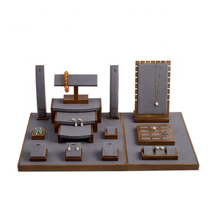 Fabrik auf Lager High-End-Mikrofaser-Schmuck-Verpackungs-Display Schmuck-Tablett Schmuck-Display - Product Image 1