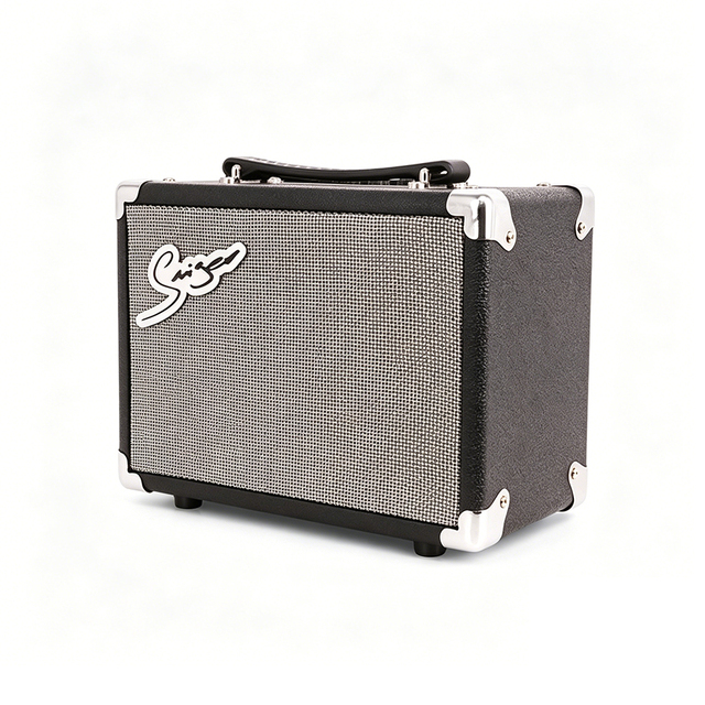 Rechargeable Mini Electric Guitar Amplifier Portable Desktop Soundbox Guitar Speaker for Daily Practice