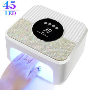 Lampe UV LED pour ongles, 268W, prix bas, approvisionnement mixte, 10S 30S 60S 99S, minuterie, 45 LED, sécheuse à ongles UV LED - Product Image 1