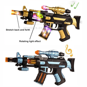 Unica canna telescopica azione elettrica <span class=keywords><strong>suono</strong></span> della <span class=keywords><strong>pistola</strong></span> luce luce luce luce up giocattoli con <span class=keywords><strong>suono</strong></span> di combattimento - Product Image 6