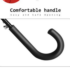 Paraguas de fibra de vidrio de doble capa a prueba de viento 2026, novedad de alta gama, mango de plástico de color personalizado 10K, para adultos, negocios, automático - Product Image 4