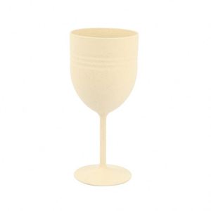 Vaso de Vino Reutilizable Personalizado de Paja de Trigo, Irrompible, con Tallo, para Restaurantes, Fiestas y Bodas - Product Image 4