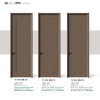 Porte intérieure composite en cristal de carbone résistante à l'humidité, sans peinture, sans odeur, pour usage intérieur